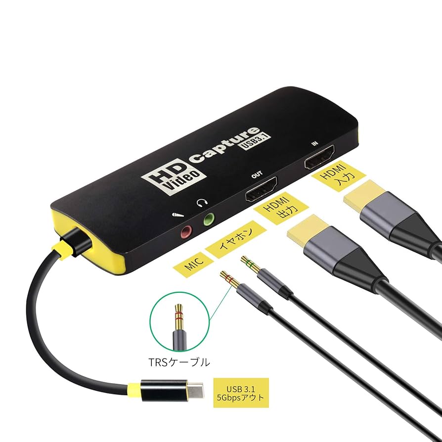 Mirabox 4K キャプチャーボード USB 3.0ビデオゲーム Amazon.co.jp: [日本語説明書/設定ガイド/書] Mirabox HDMI
